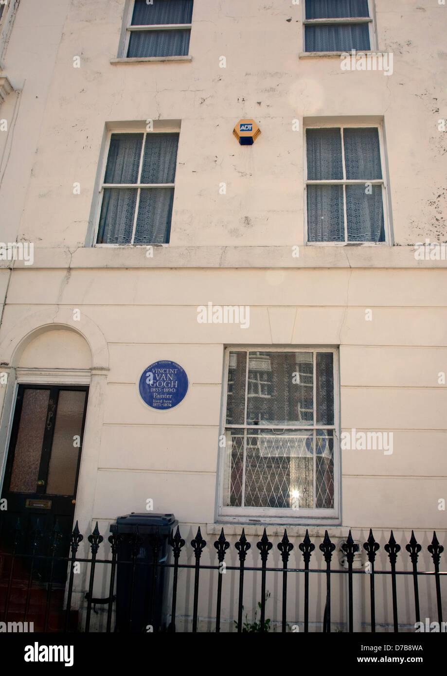 Newly renamed Van Gogh Walk in Stockwell, South London near where the artist lived for a time Stock Photo