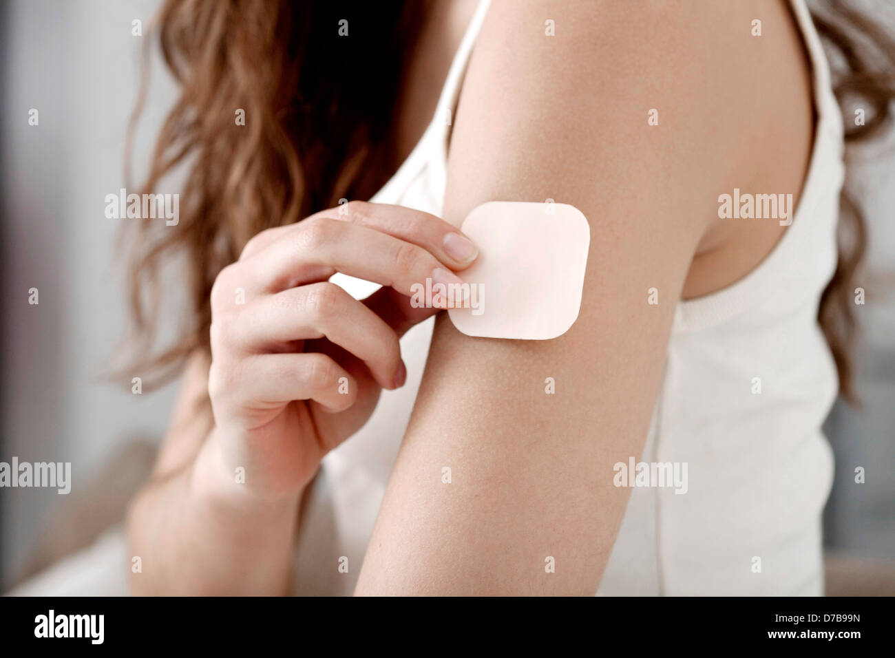 CONTRACEPTION, PATCH Stock Photo