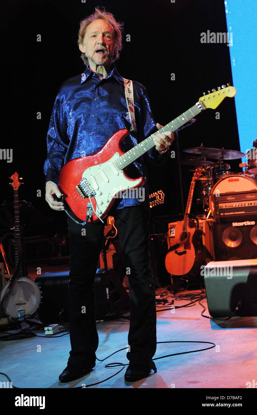 Peter Tork of the Monkees performs at the Pompano Beach Amphitheater Pompano Beach, Florida - 05.06.11 Stock Photo