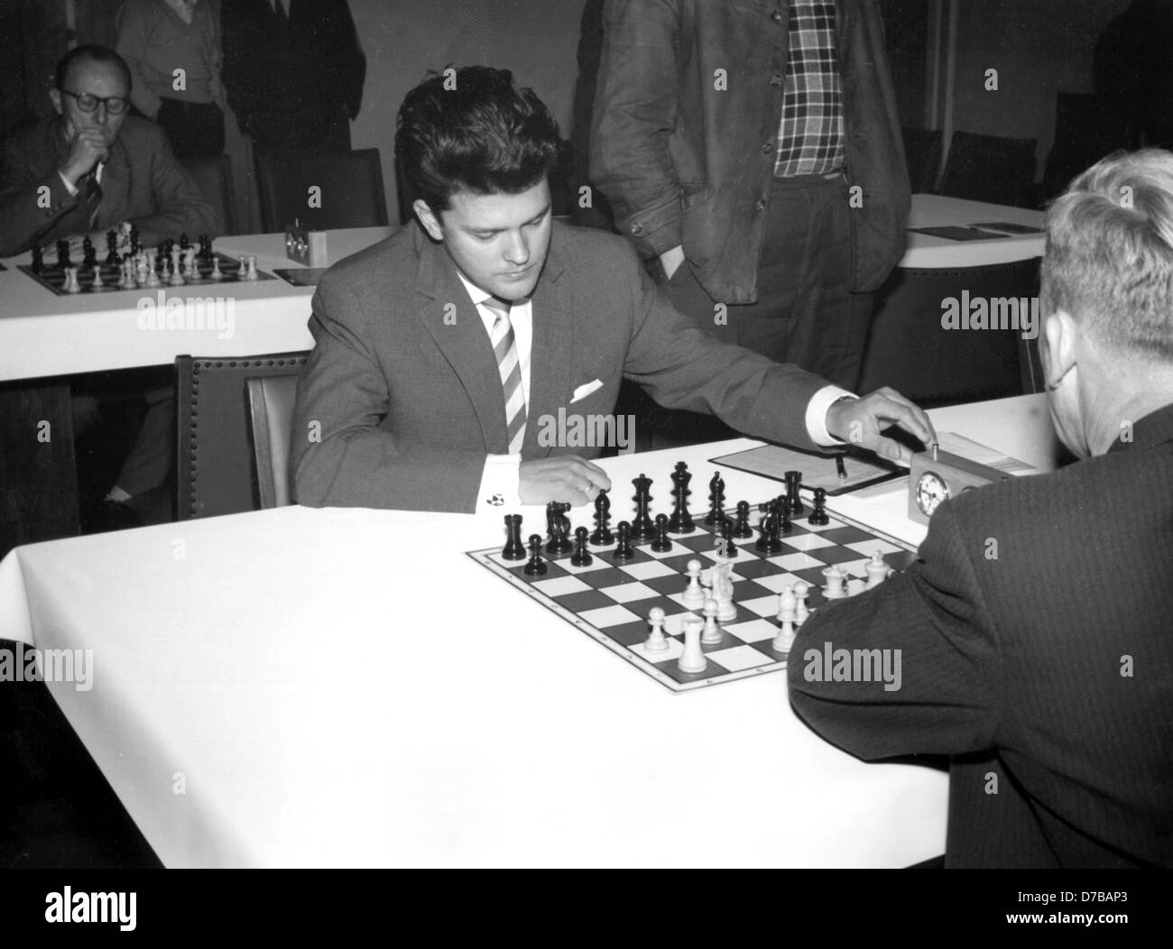Lothar Schmid (l), who had just been awarded the title as ...