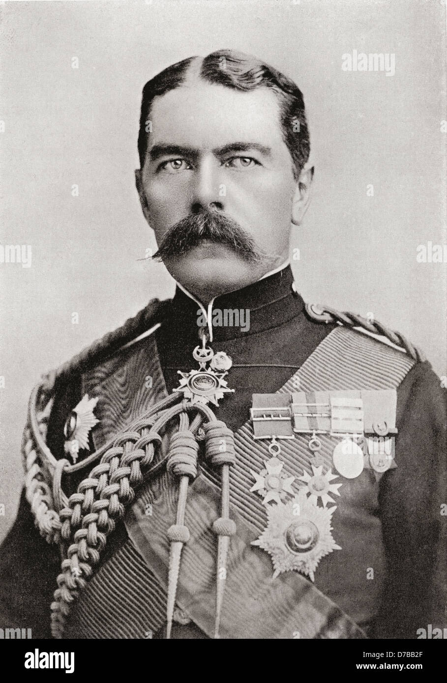 Lord Kitchener In 1896 When As Brigadier General Sir Hh Kitchener D7BB2F 