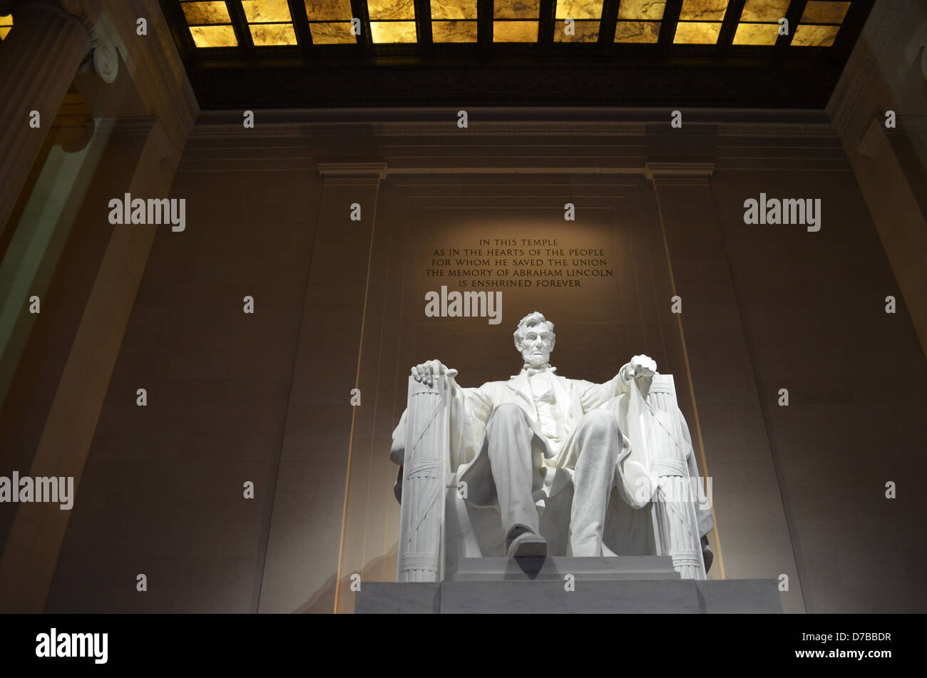 Abraham Lincoln Monument Stock Photo