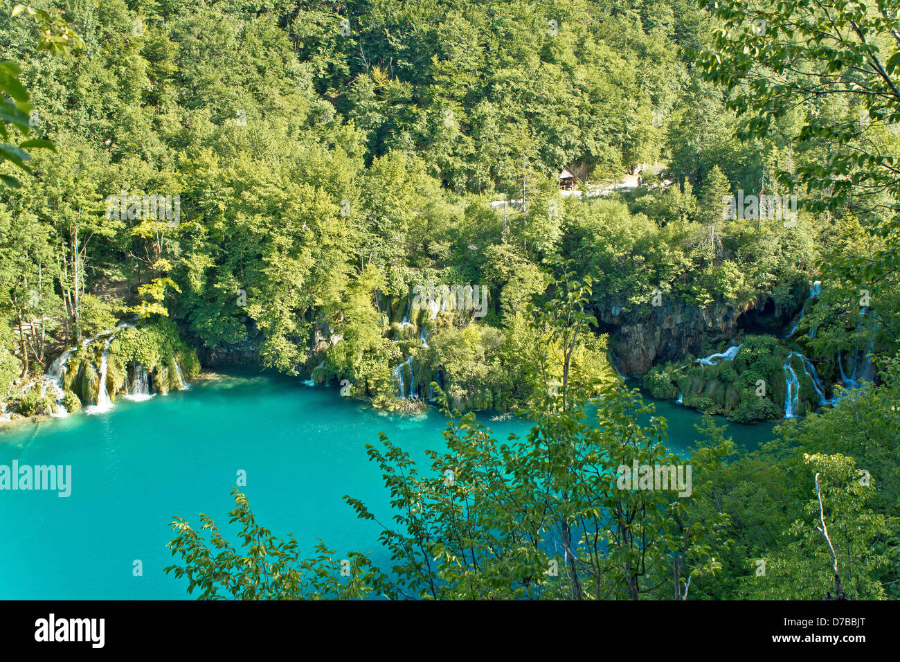Pure nature of Plitvice lakes national park, Lika, Croatia Stock Photo