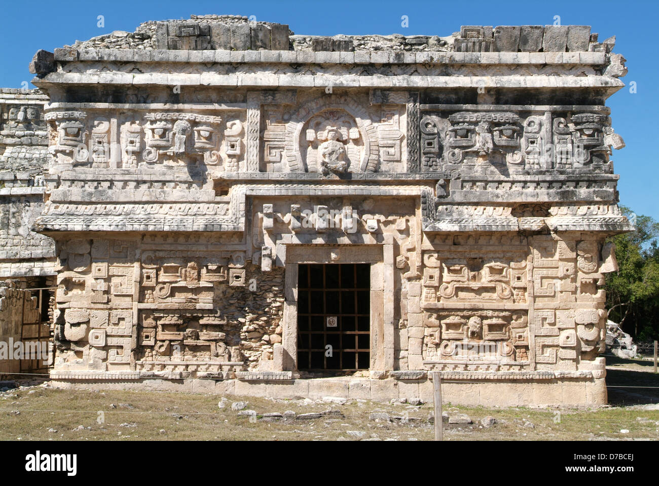 archaeological site of Chichen Itza on Mexico Stock Photo