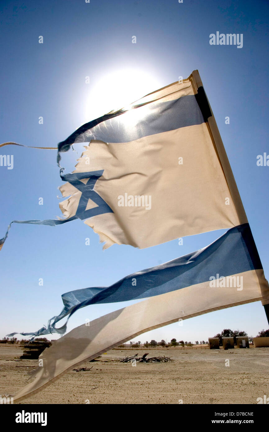 The Israeli flag Stock Photo