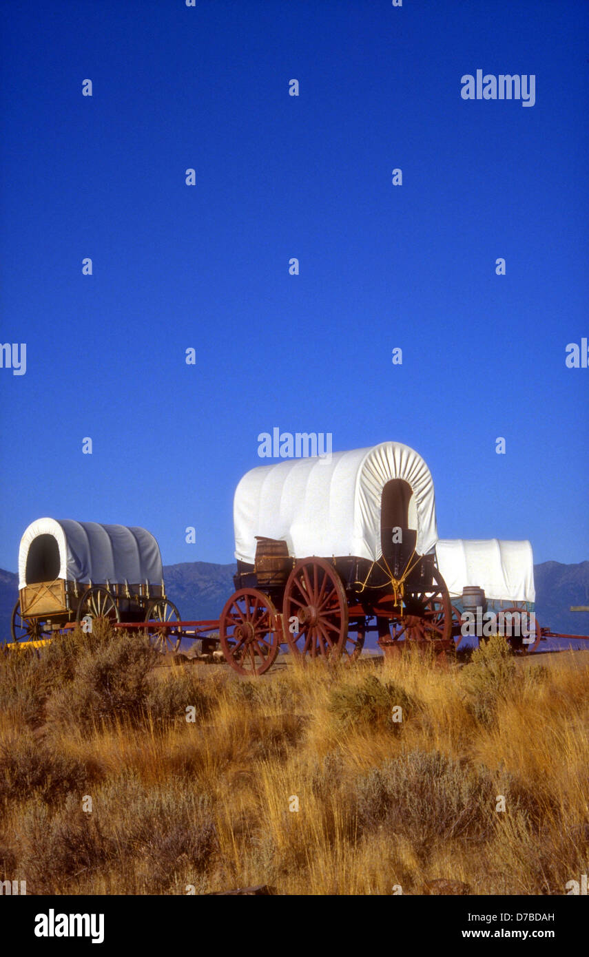 Calistoga wagons show how early pioneers lived on the Oregon Trail at