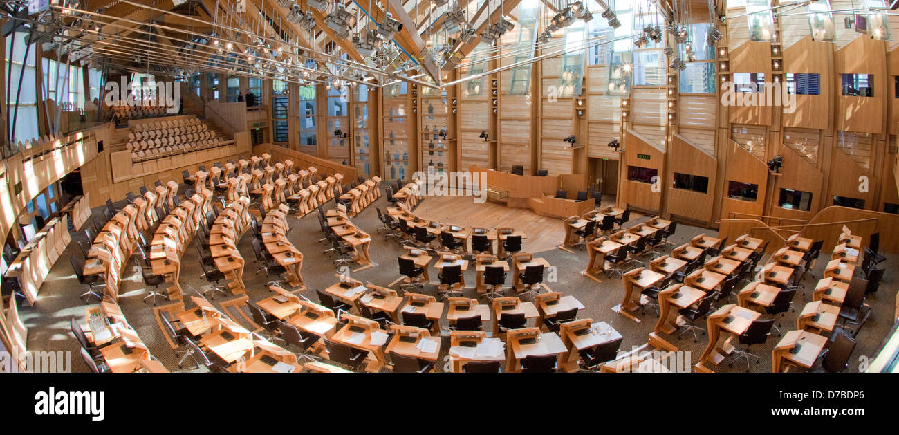 Scottish Parliament Building, Edinburgh, Scotland UK Stock Photo