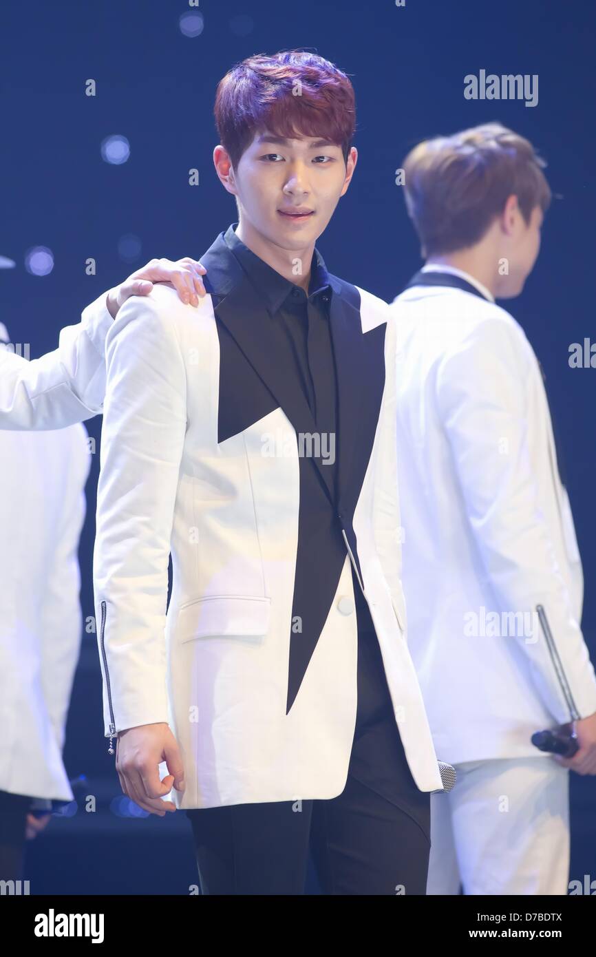 Shinee Attended Mbc Music Show Champion In Seoul South Korea On Wednesday May 01 13 Stock Photo Alamy