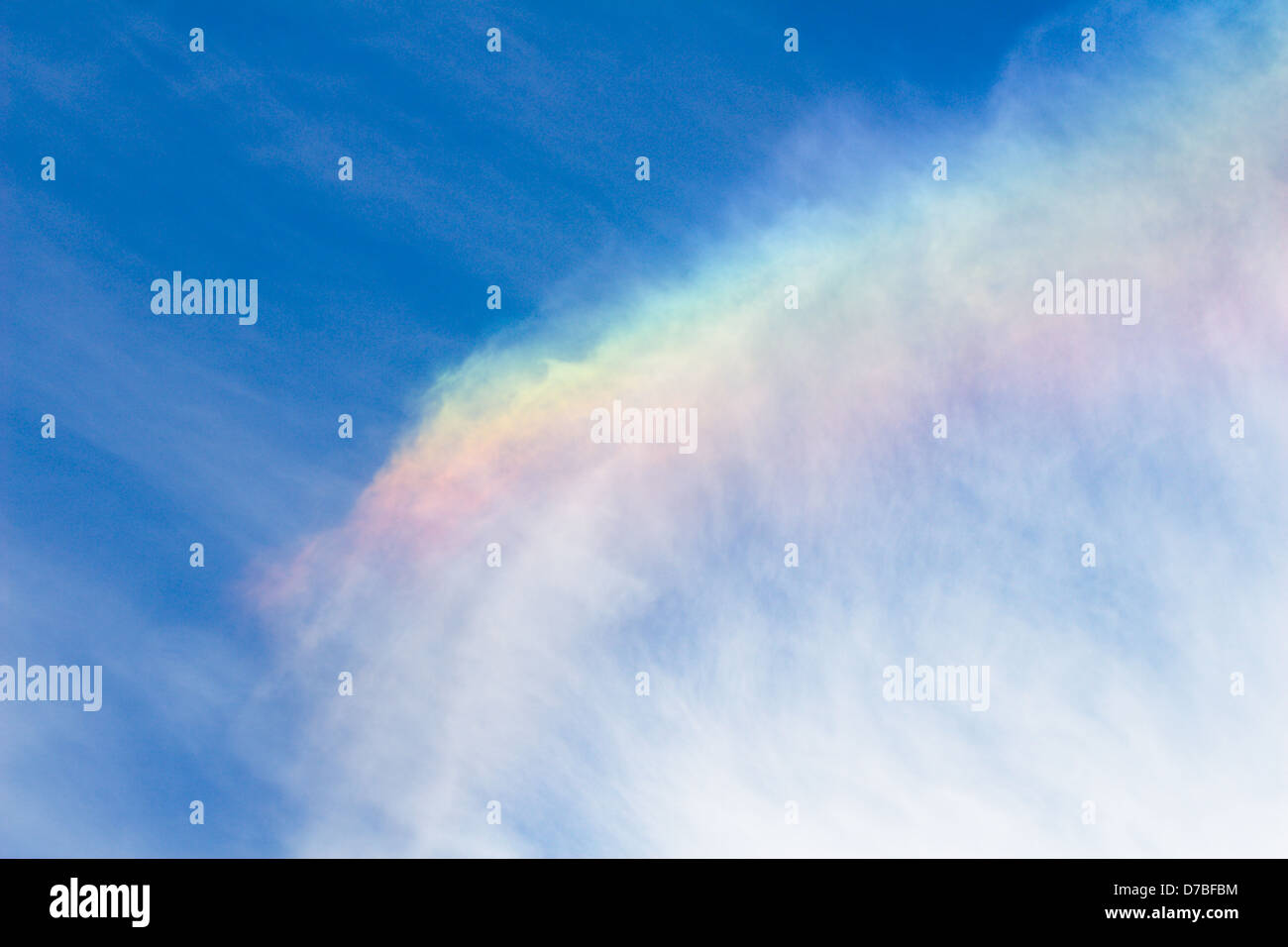 An Upside down Rainbow Stock Photo Alamy