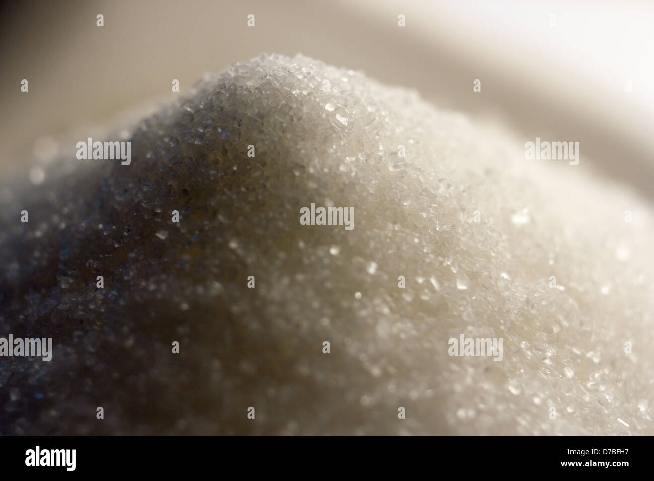 Macro of granulated caster sugar Stock Photo Alamy