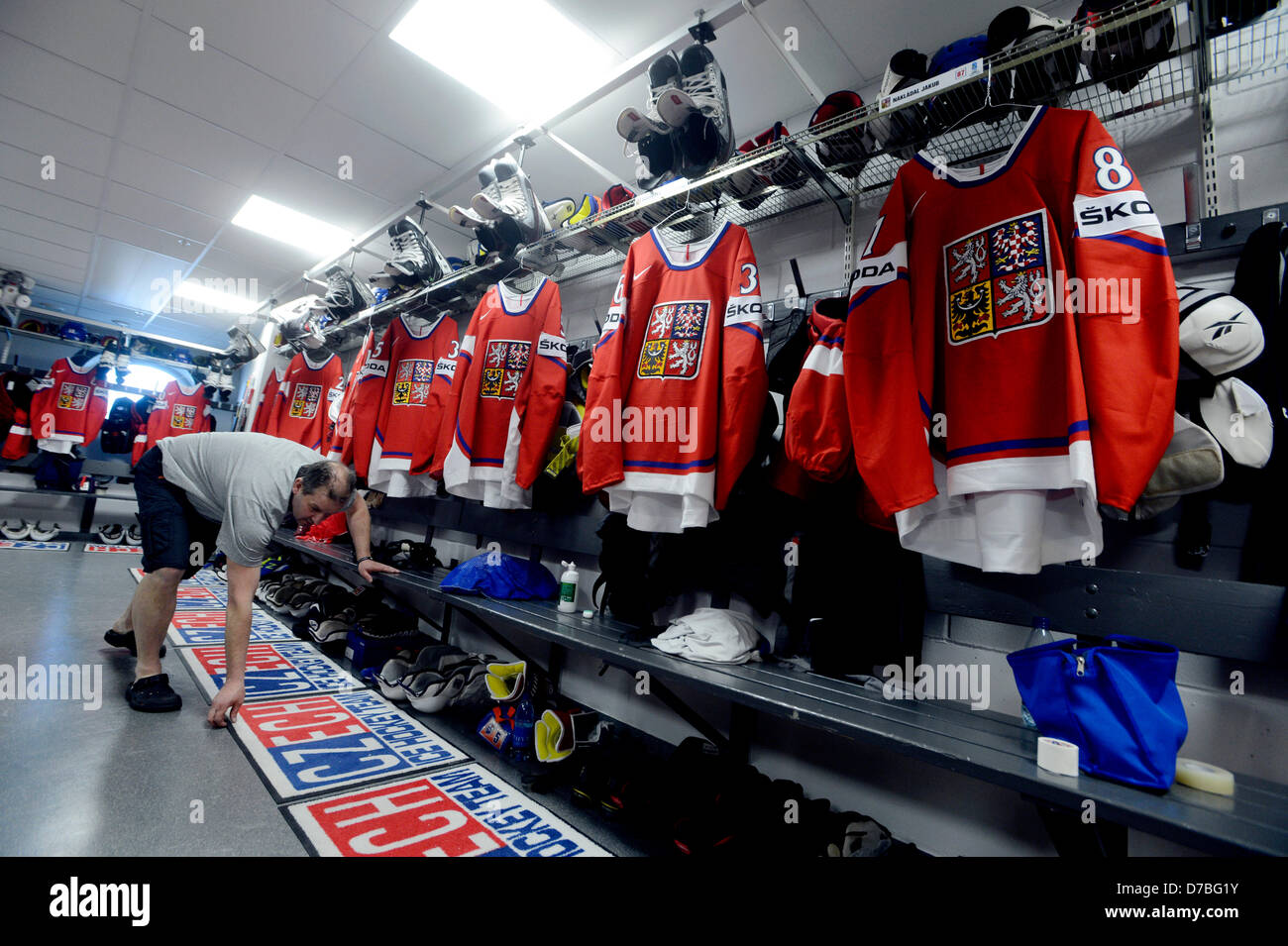 Dressing room czech ice hockey hi-res stock photography and images - Alamy