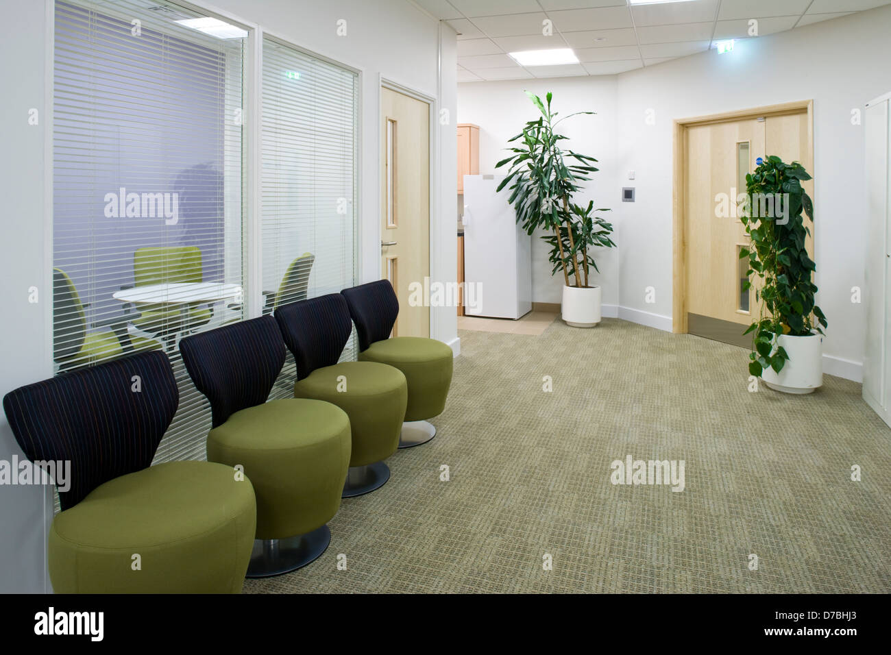 office reception waiting area Stock Photo