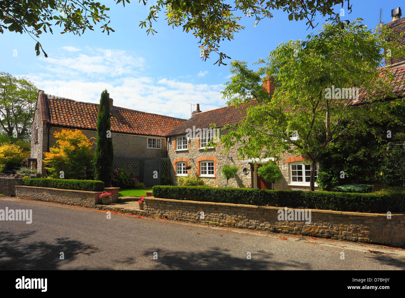 The Old Post Office in the village of Cossington, Somerset, England, UK Stock Photo Alamy