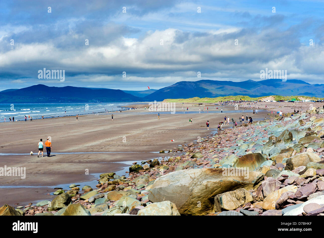 Glenbeigh Races at Rossbeigh beach Kerry Stock Photo