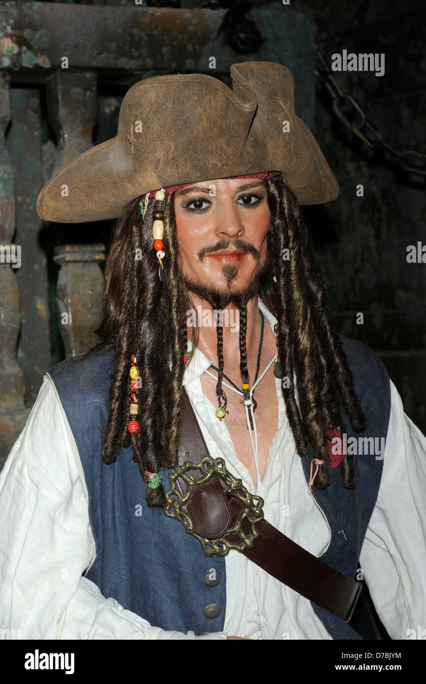 Madrid Wax Museum unveils their new wax figures of Johnny Depp and