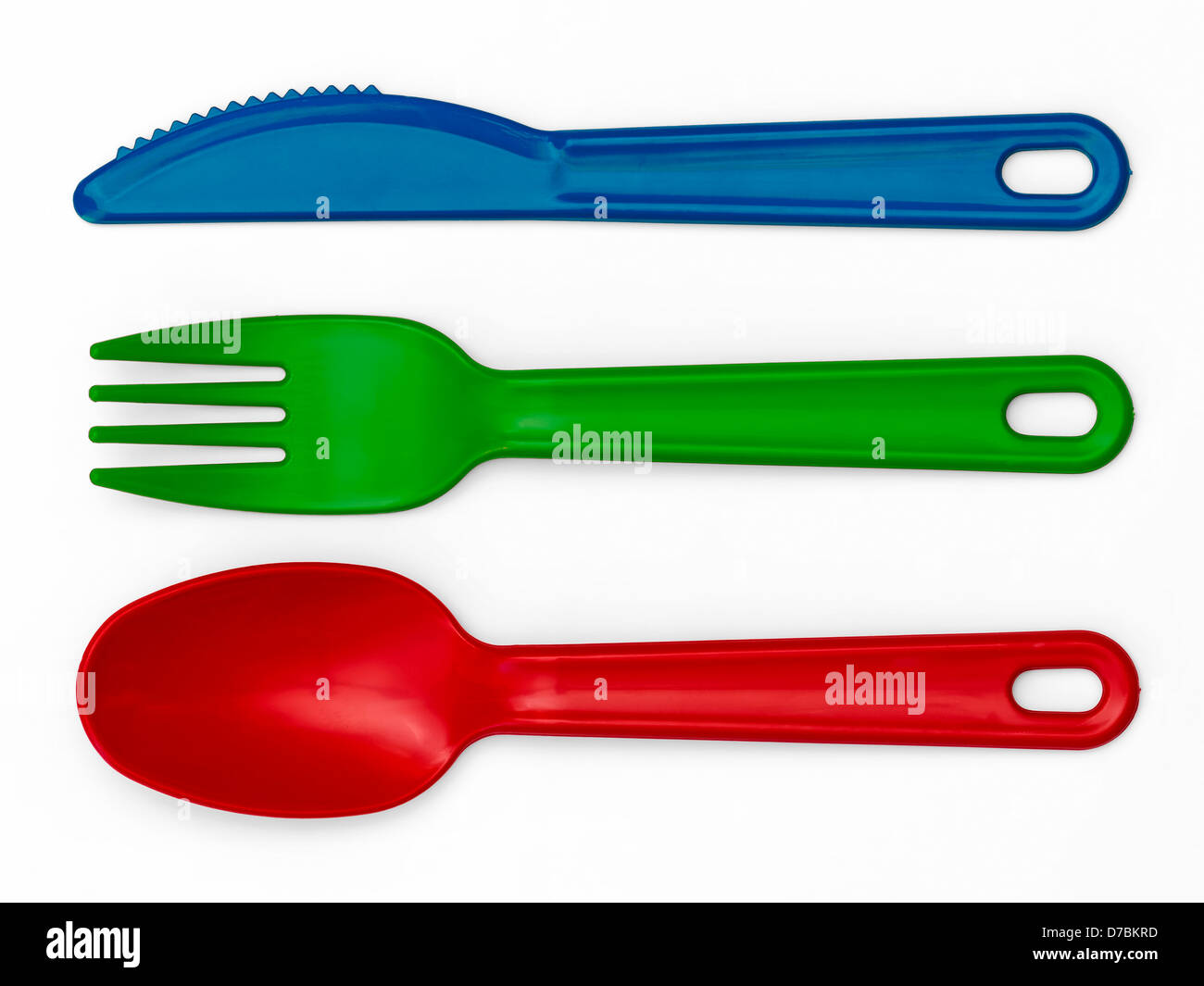 Plastic Cutlery 01 MultiColour Stock Photo Alamy