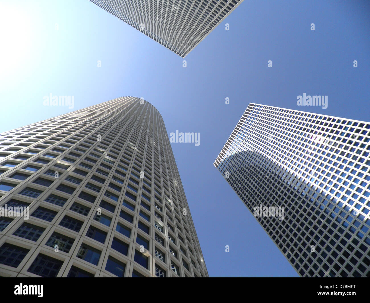 Azrieli Towers in Tel Aviv, Israel Stock Photo