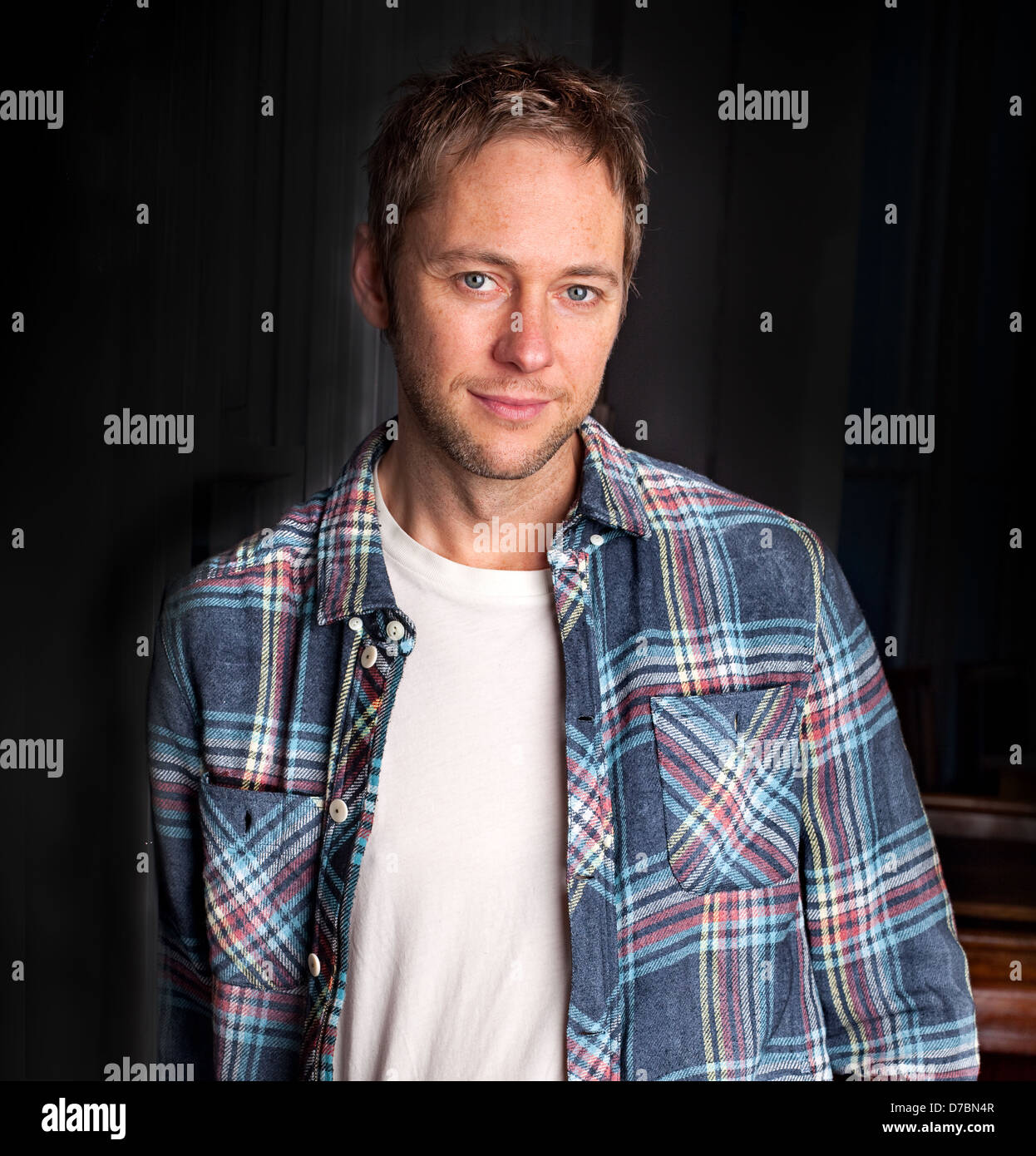 James Redmond. English actor, presenter and comedian Stock Photo