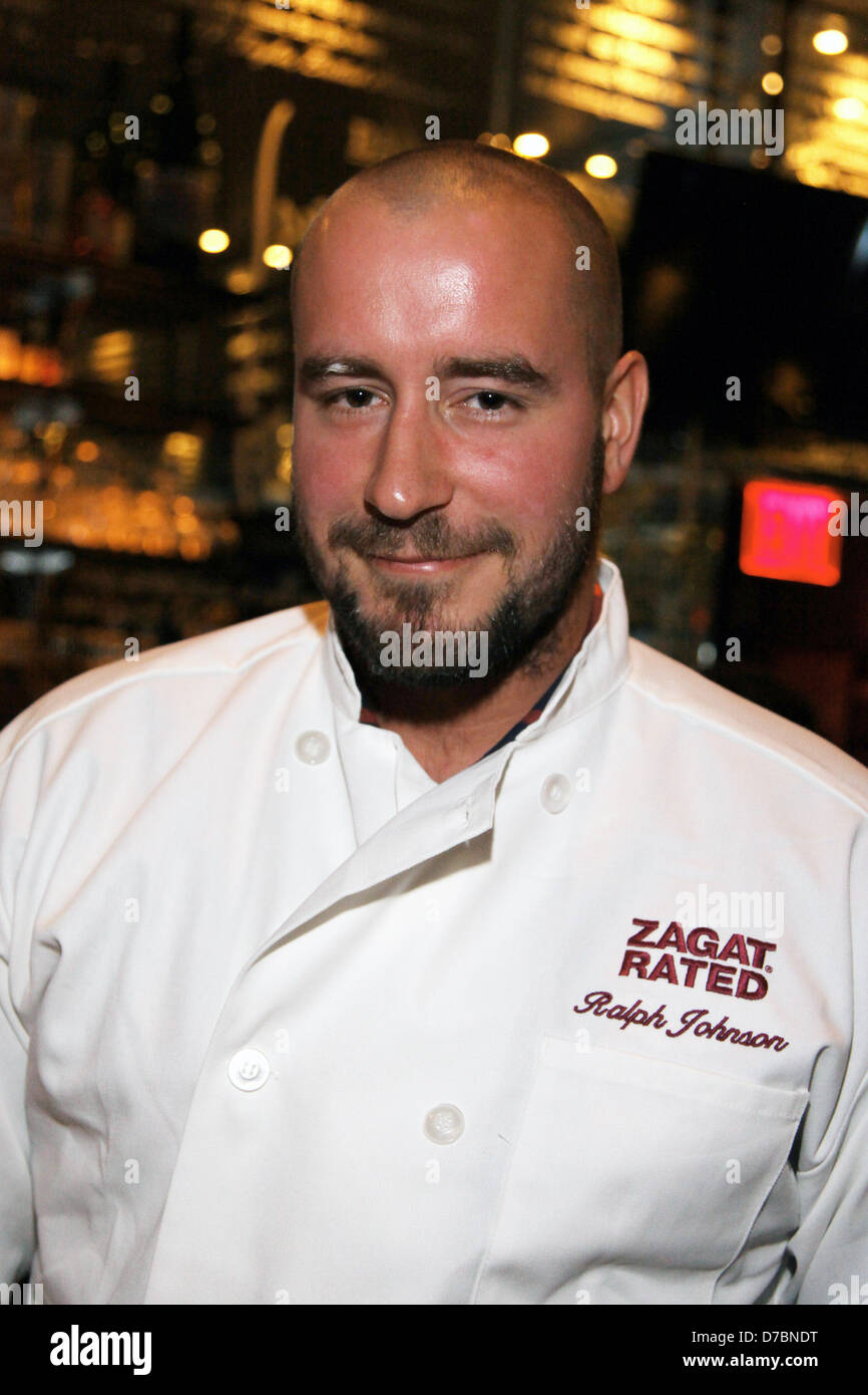 Chef Ralph Johnson Zagat Survey announces its first New York 30 Under 30 list - held at DBGB Kitchen and Bar New York City, USA Stock Photo