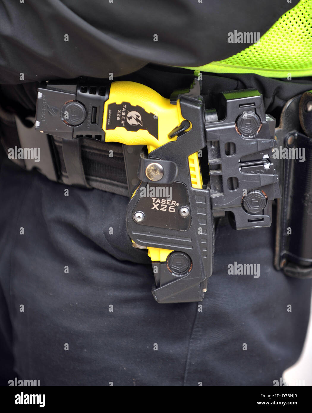 Taser, police taser weapon, X26 taser, UK Stock Photo