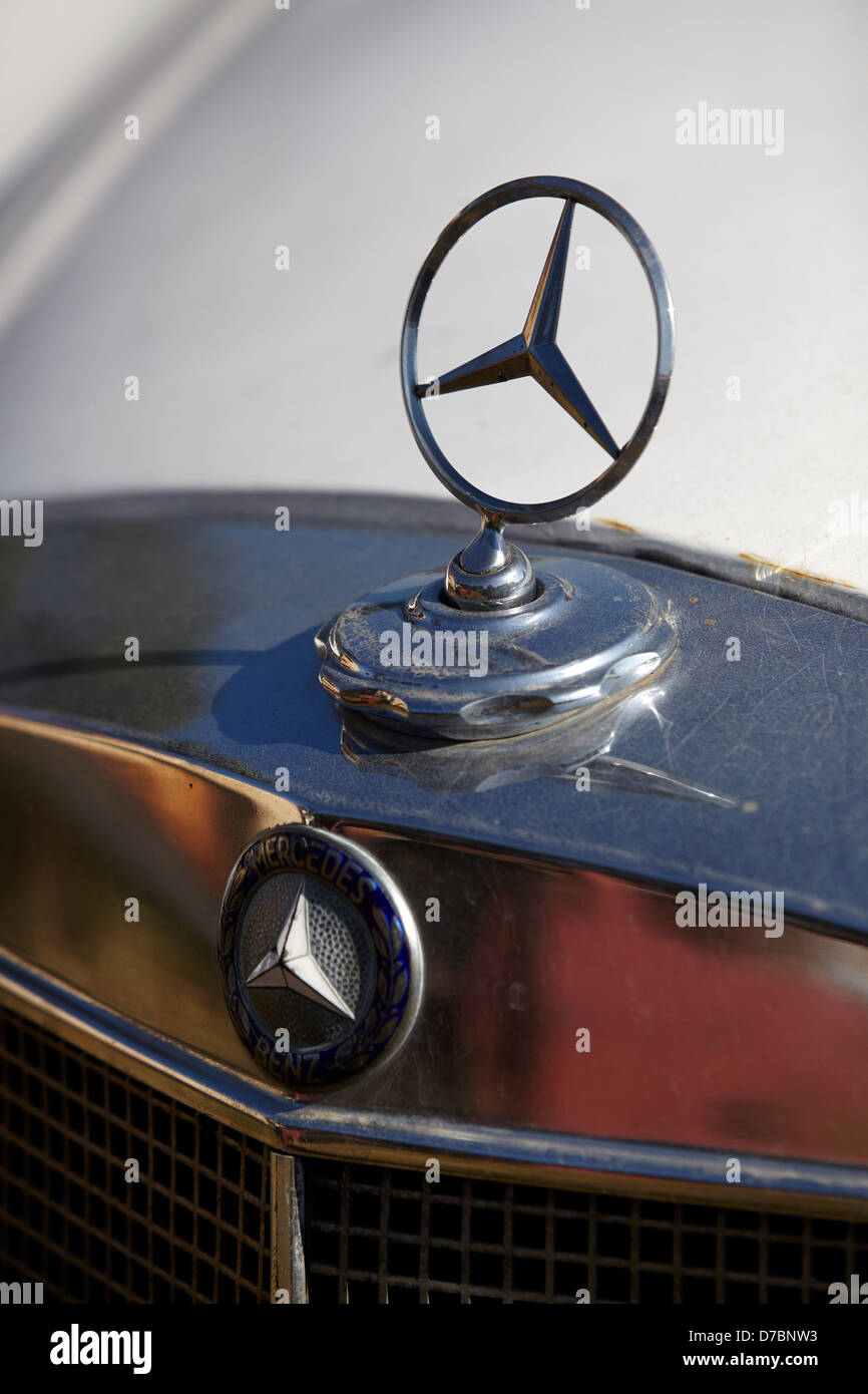 Vintage mercedes benz Stock Photo