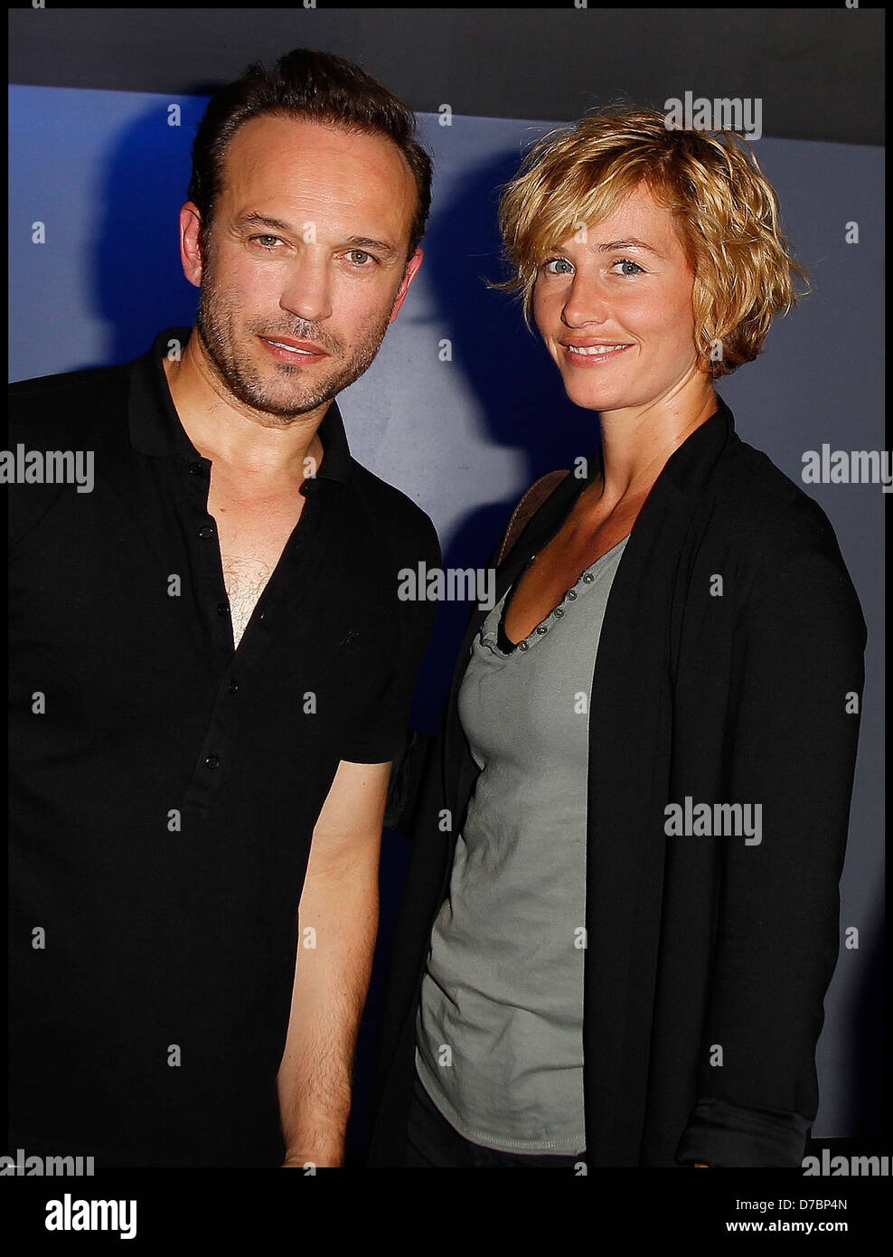 Vincent Perez and Cecile de France premiere of 'A Butterfly Kiss' (Un Baiser Papillon) held at UGC Cine-Cite Bercy - Arrivals Stock Photo