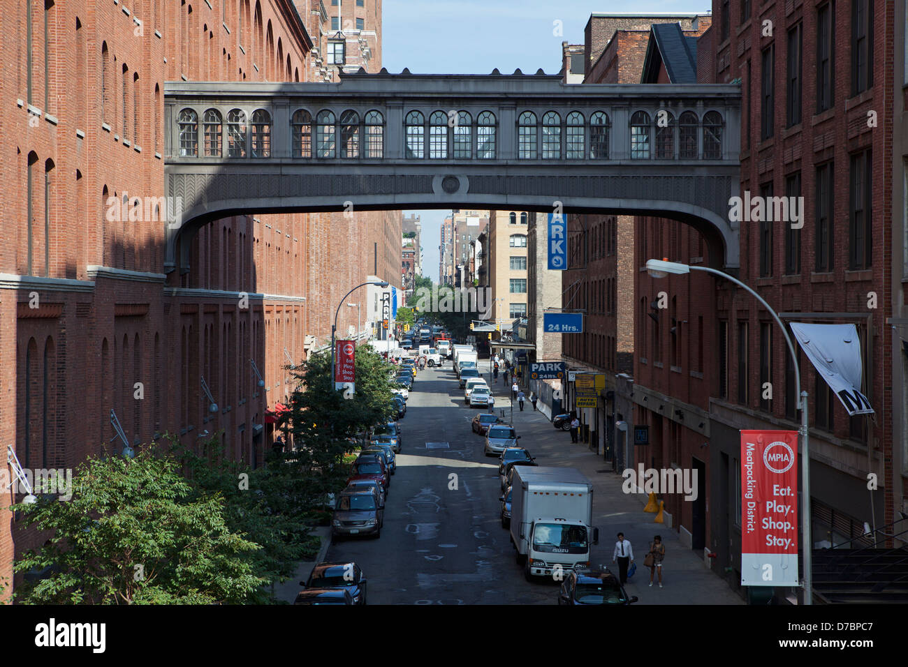 West 15Th Street In The Meatpacking District;Manhattan New York City New York Usa Stock Photo