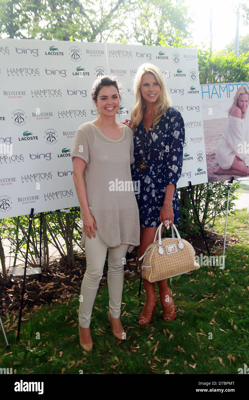 Katie Lee Joel and Beth Ostrosky Stern attend Hamptons Magazine Celebrates Chelsea Handler at Annual Memorial Day Kick-Off Stock Photo