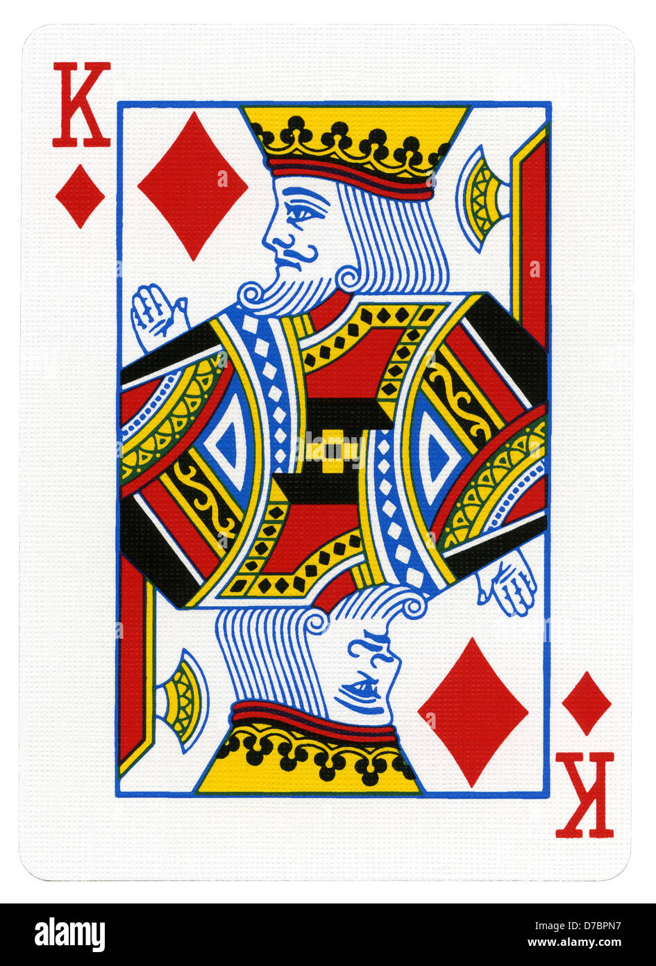 Three Playing Cards: King, Queen and Jack of Diamonds. Stock Photo - Image  of fortune, card: 140722516