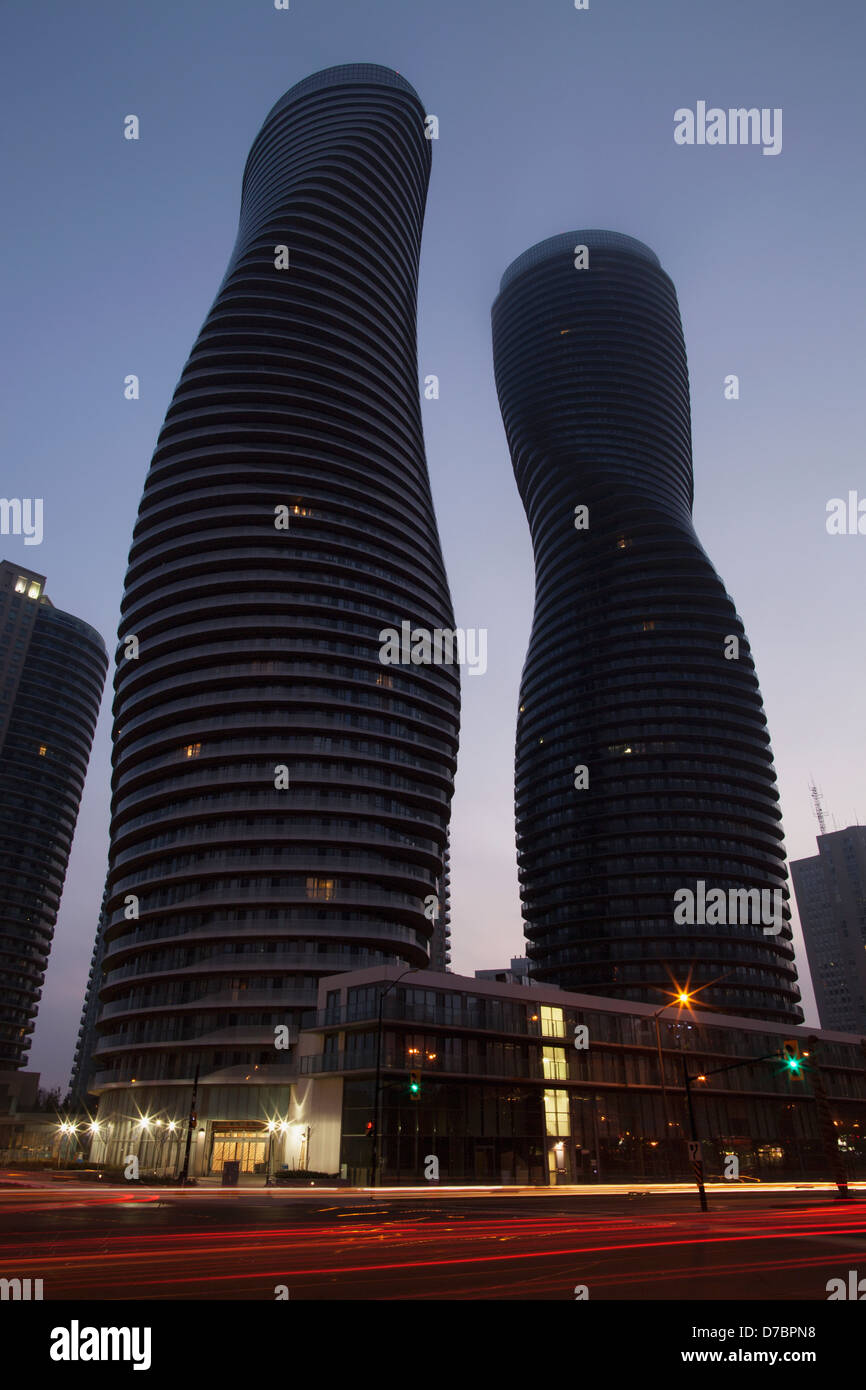 Absolute World Condominium Towers By Yansong Ma;Mississauga Ontario ...