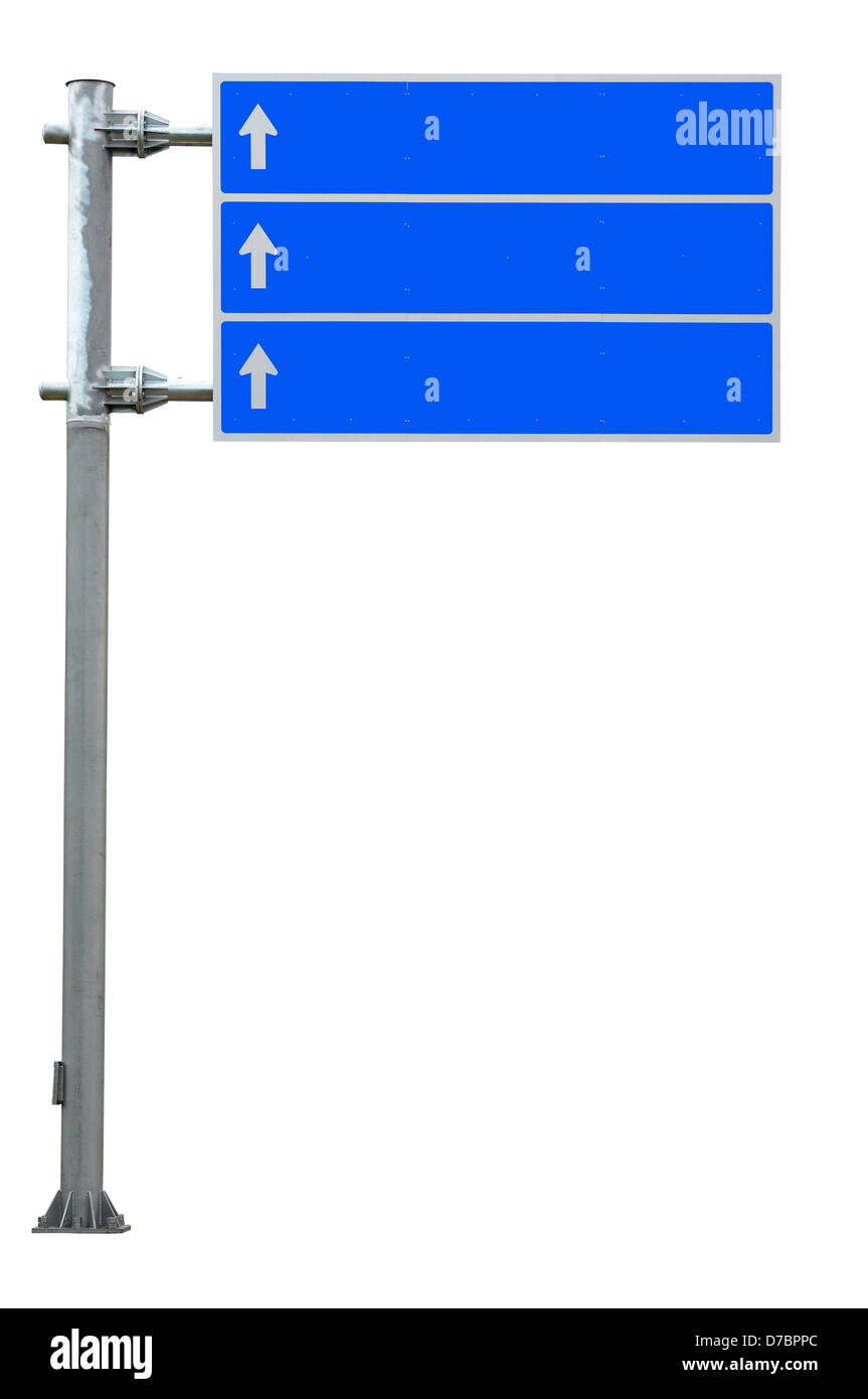 Traffic sign isolated on white Stock Photo