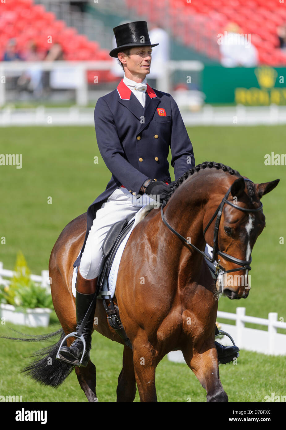 Badminton, UK. 3rd May 2013. GB Silver Medallist William Fox-Pitt is one of two riders chasing the Rolex Grand Slam at Mitsubishi Motors Badminton Horse Trials, Friday May 3rd 2013 Credit:  Nico Morgan / Alamy Live News Stock Photo