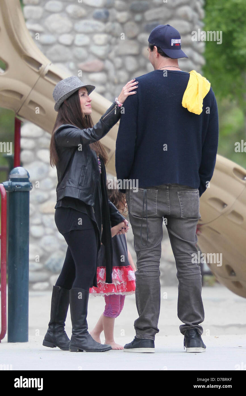 Soleil Moon Frye and her husband Jason Goldberg enjoy the day at