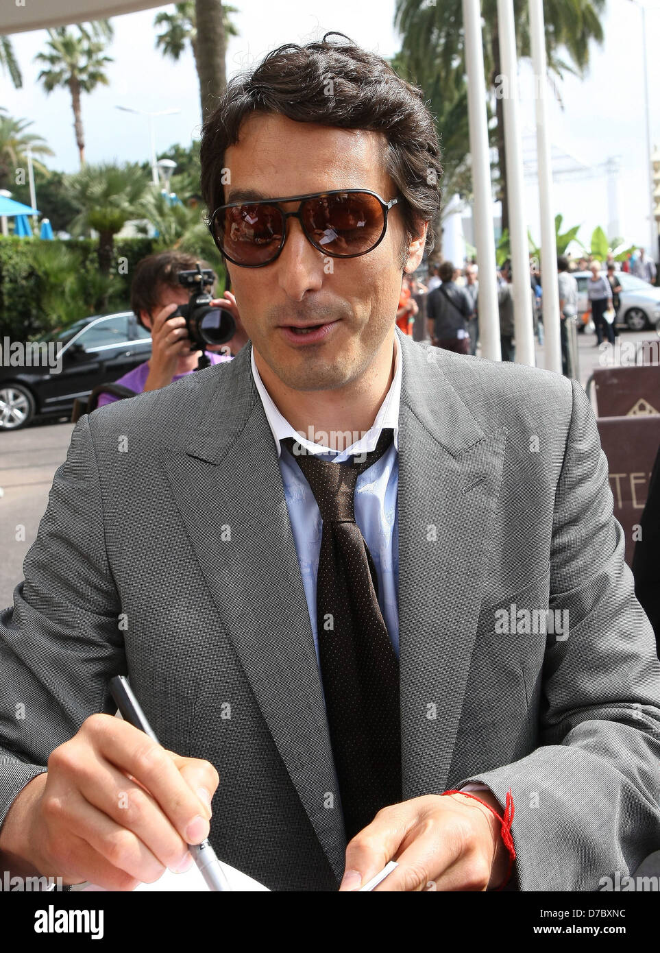 Vincent Elbaz outside Martinez Hotel Cannes, France – 13.05.11 Stock