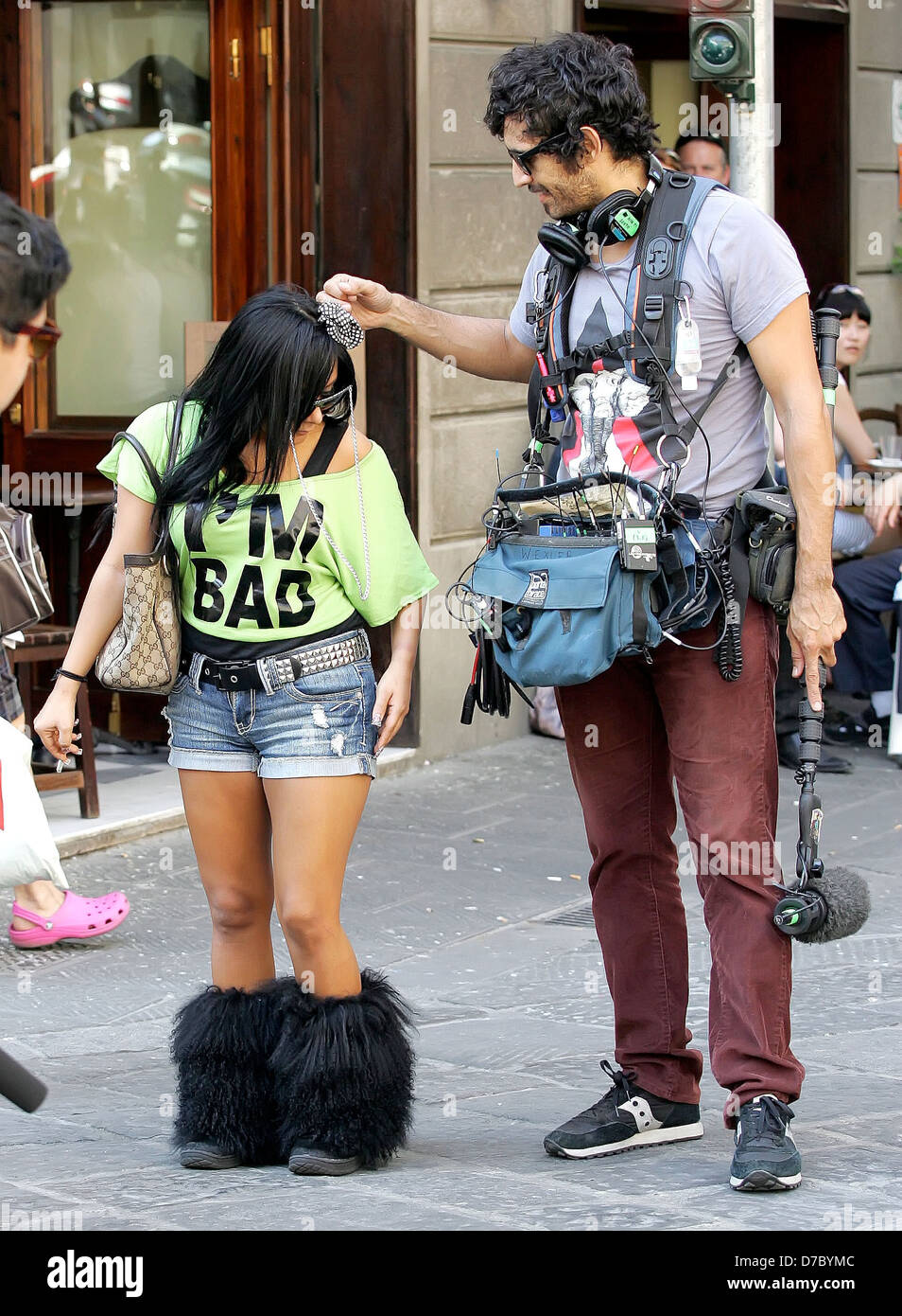 Furry boots like snooki hot sale