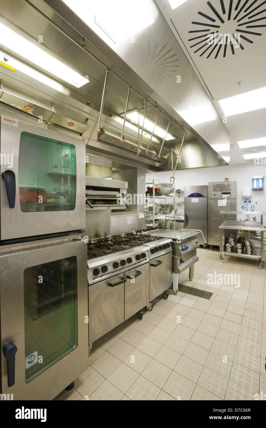 Restaurant kitchen Stock Photo