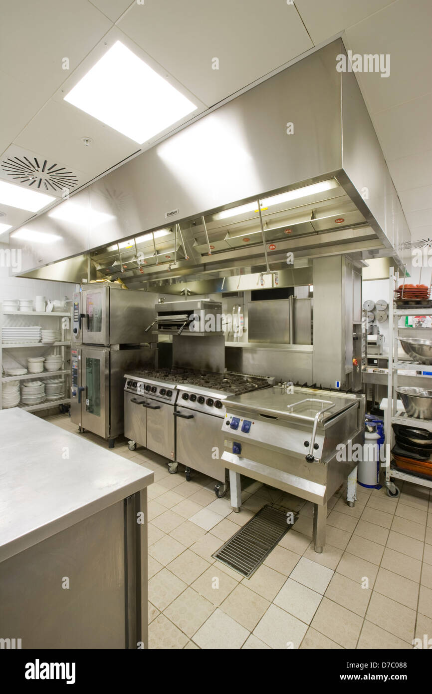 Restaurant kitchen Stock Photo