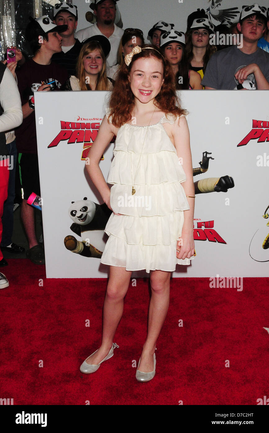 Jordana Beatty New York premiere of 'Kung Fu Panda II' at Ziegfeld