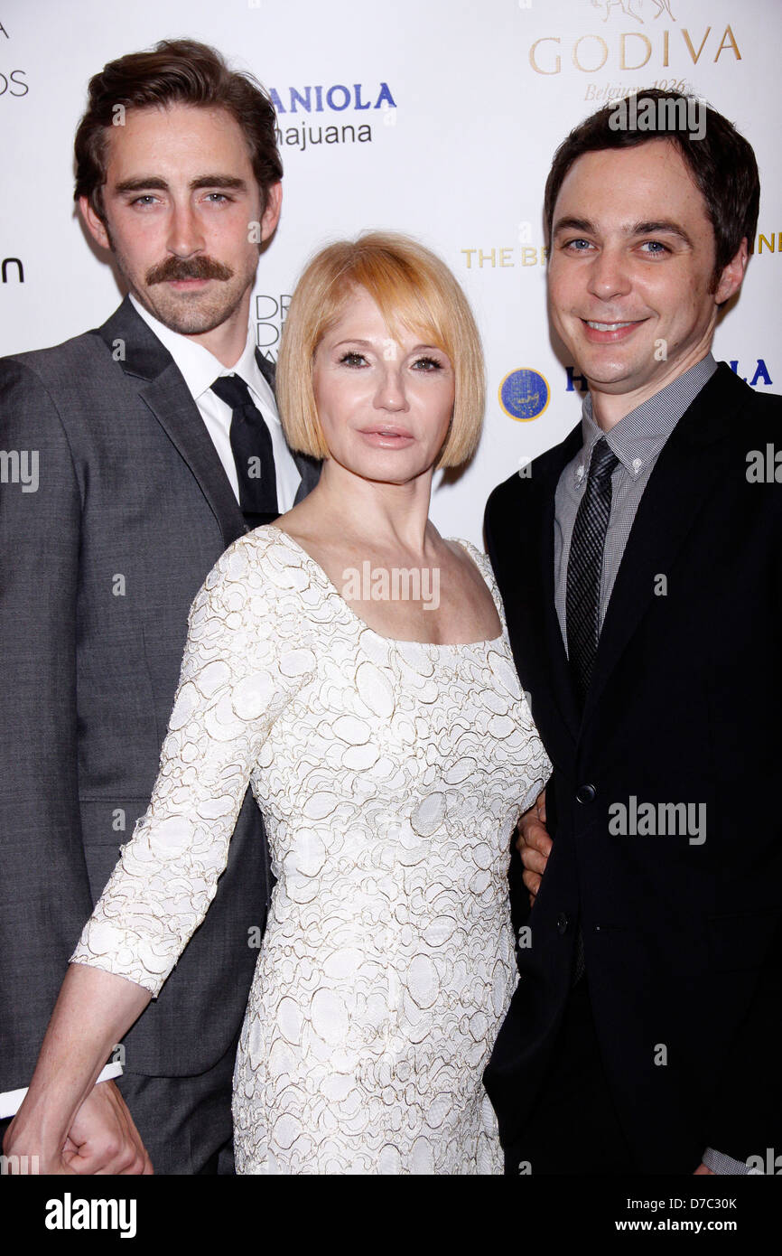 Lee Pace, Ellen Barkin and Jim Parsons 56th Annual Drama Desk Awards held  at Manhattan Center - Arrivals New York City, USA Stock Photo - Alamy