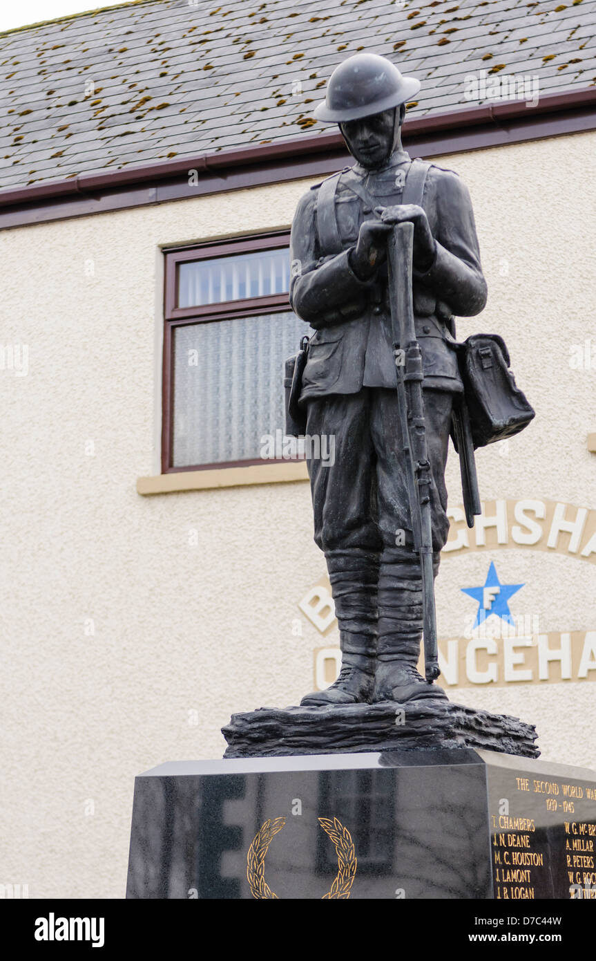 War memorial at Broughshane Stock Photo