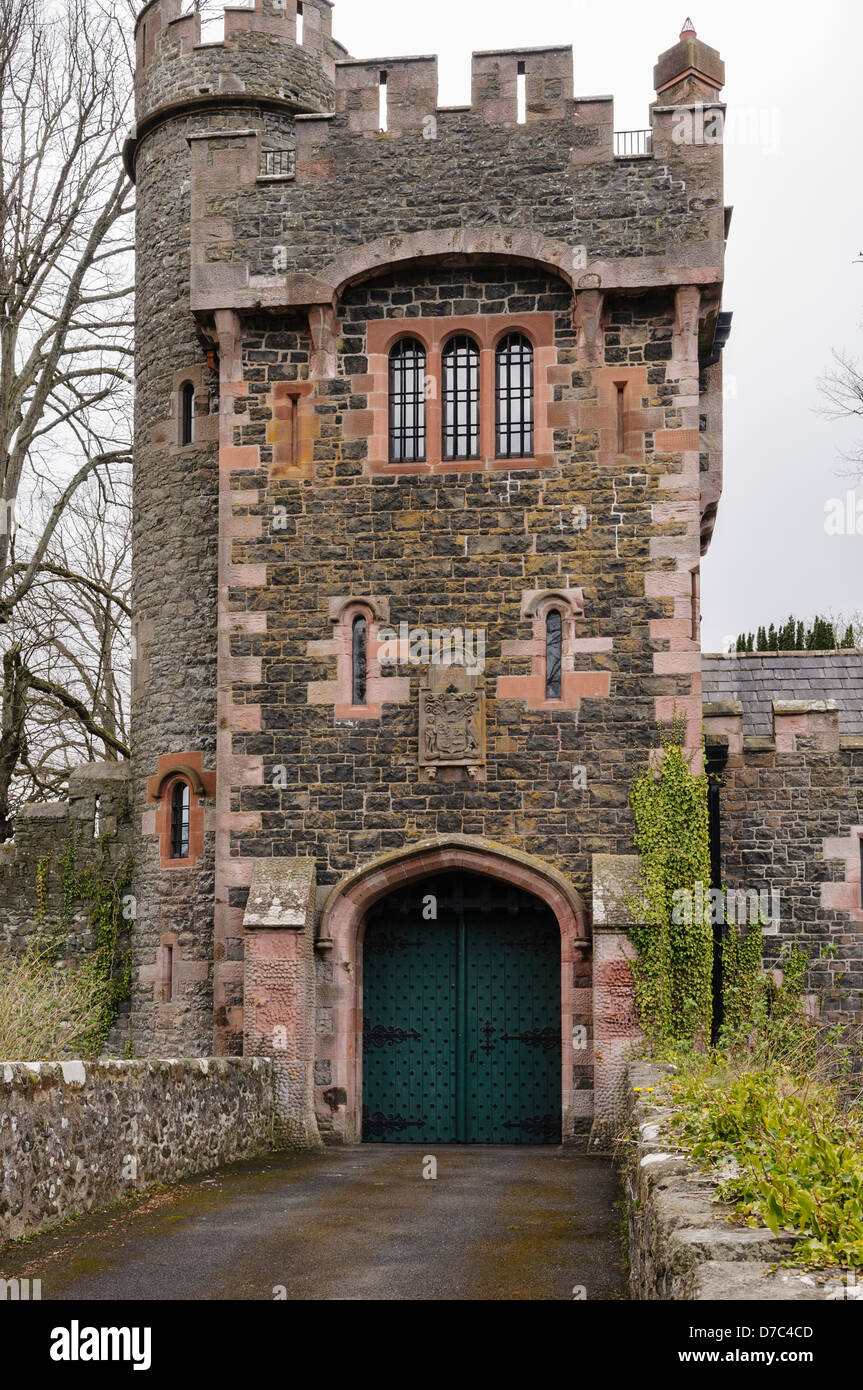 The Barbican Gate at Glenarm Castle Stock Photo