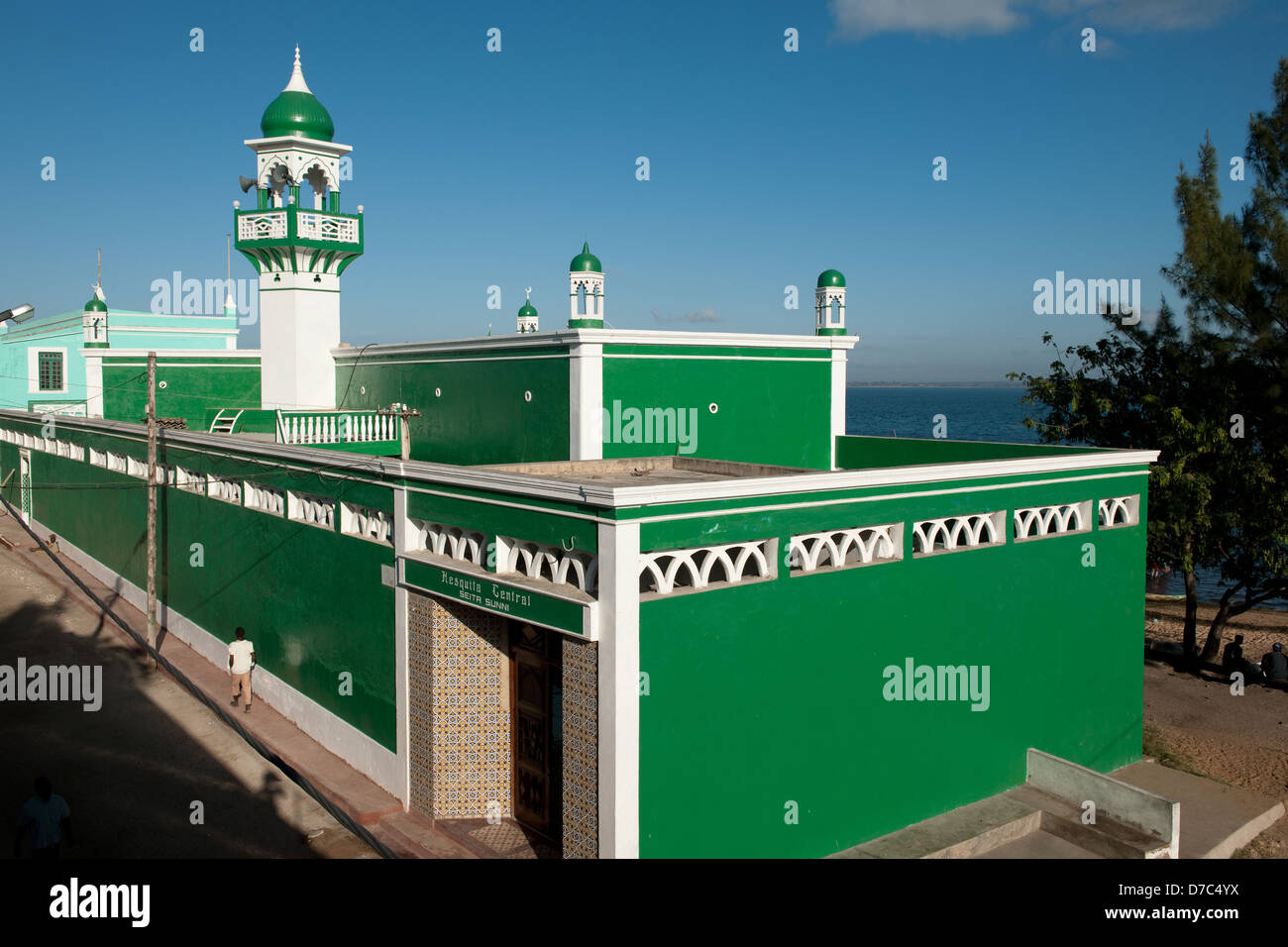 mosque, Ilha do Mocambique, Mozambique Stock Photo