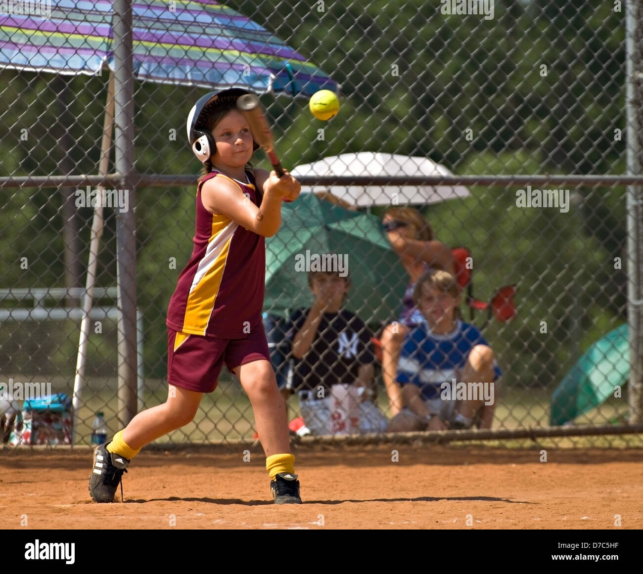 Kids softball game hires stock photography and images Alamy