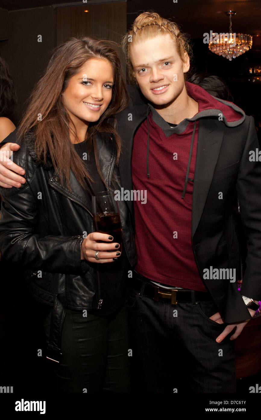 Alexandra Binky Felstead And Fredrik Ferrier Made In Chelsea Wrap Stock Photo Alamy