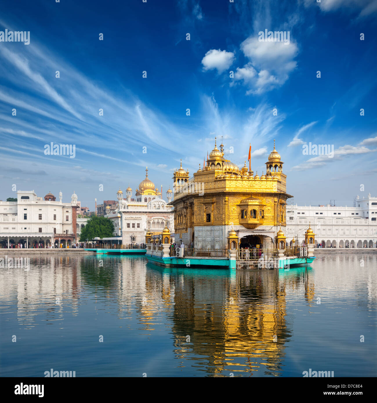 Sikh gurdwara Golden Temple (Harmandir Sahib). Amritsar, Punjab, India Stock Photo
