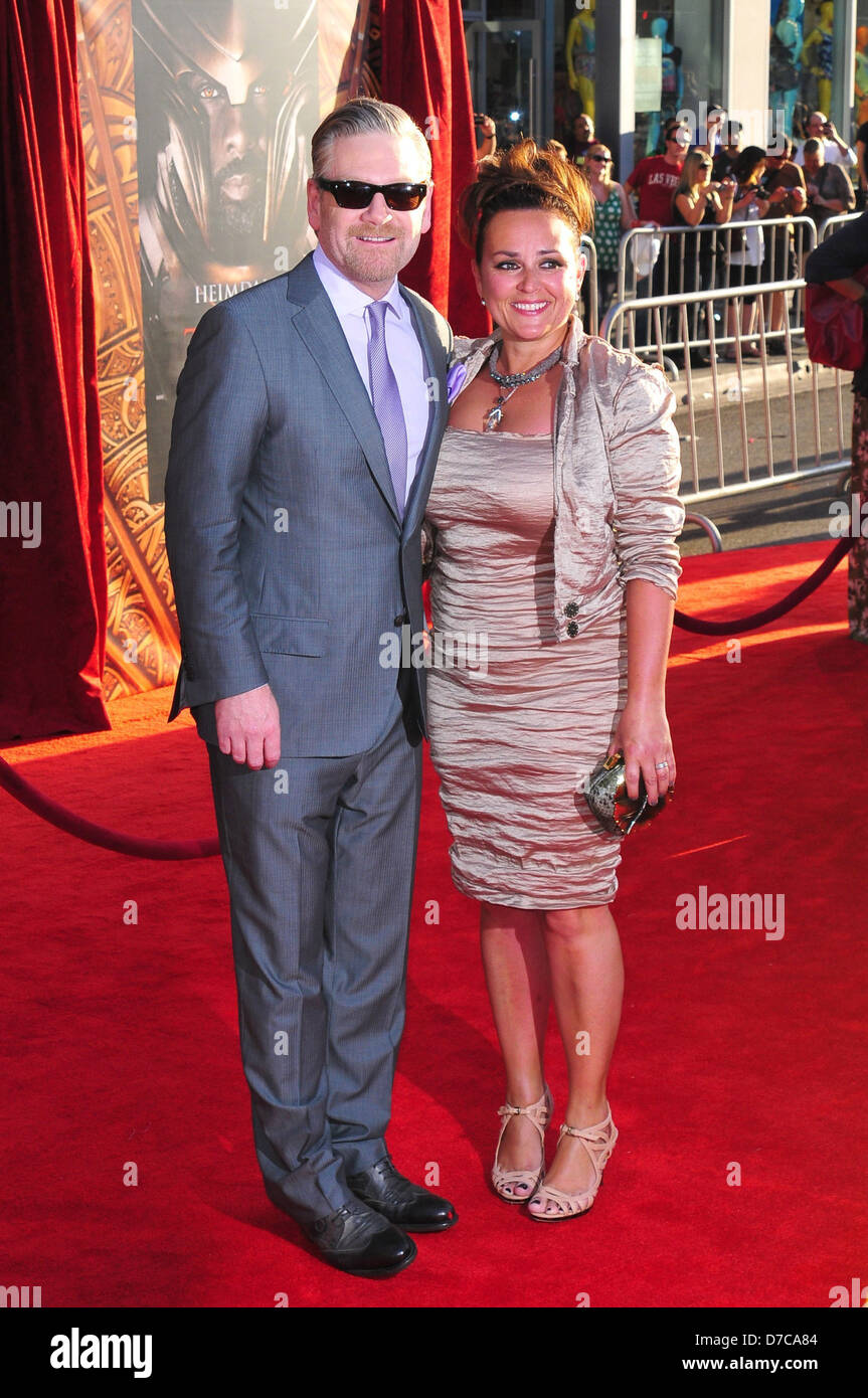 Director Kenneth Branagh Los Angeles Premiere of 'Thor' held at the El Capitan theatre- Arrivals Hollywood, California - Stock Photo