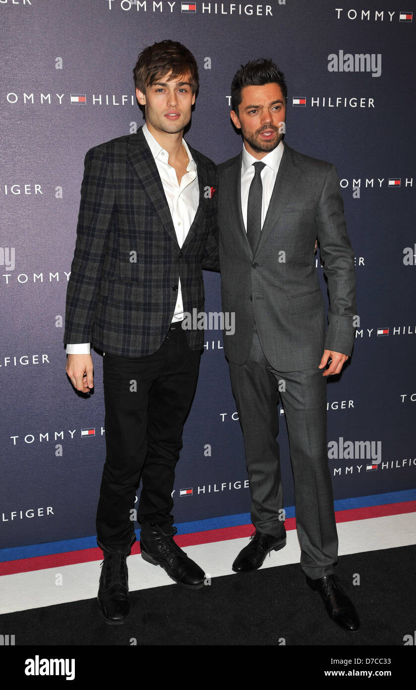 Douglas Booth and Dominic Cooper Tommy Hilfiger - store launch party.  London, England - 01.12.11 Stock Photo - Alamy