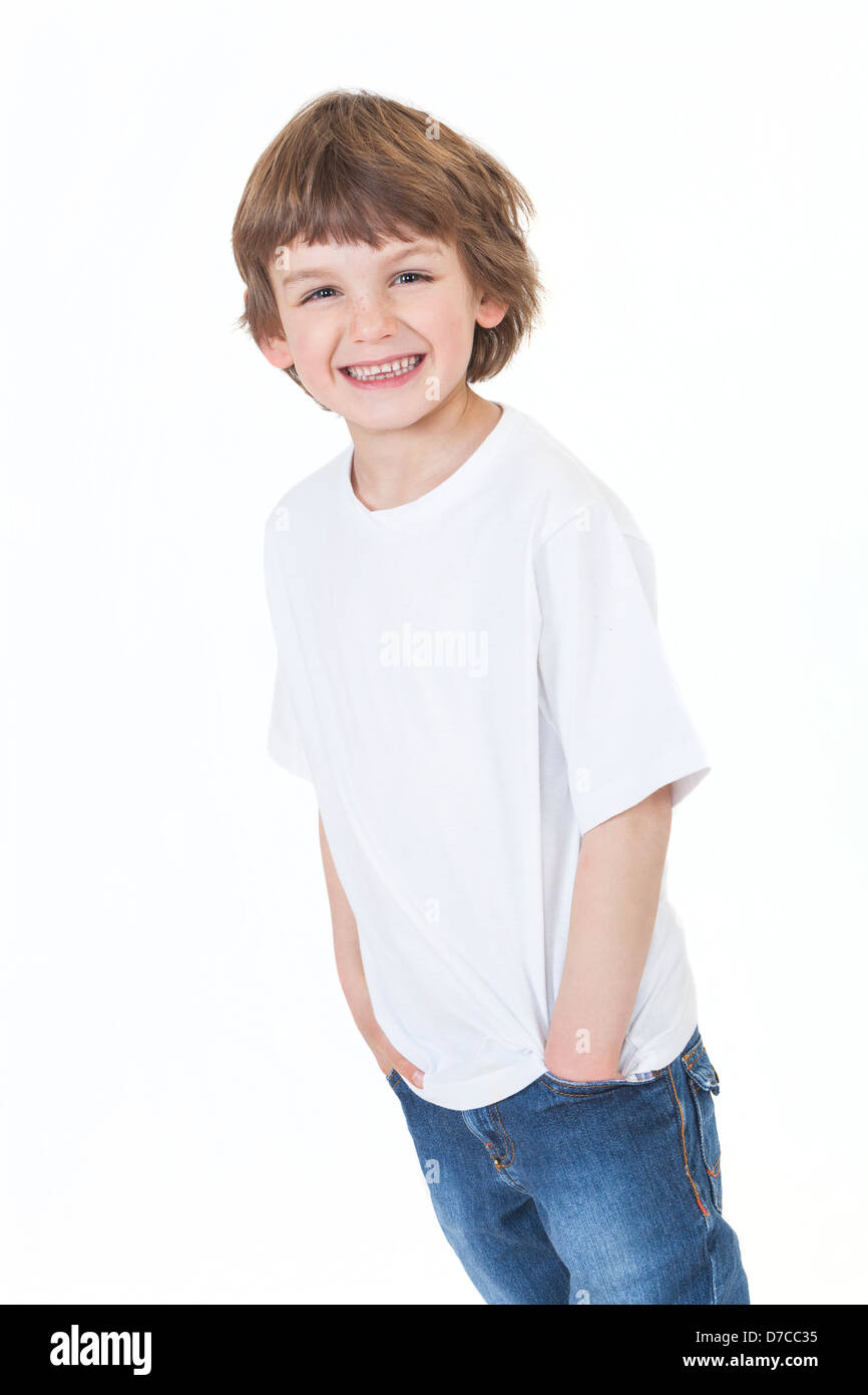 Boy wearing denim hires stock photography and images Alamy