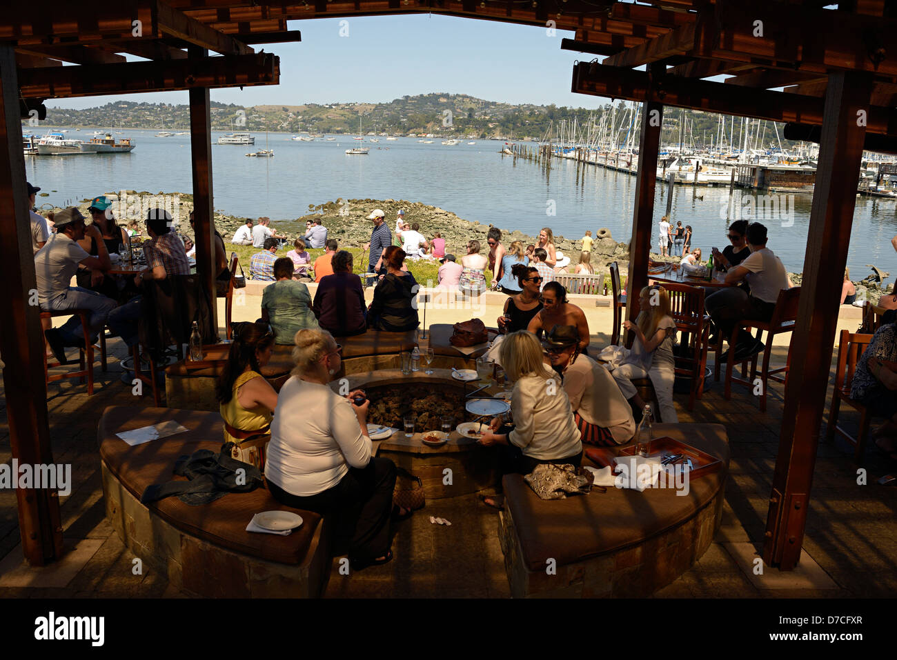 sausalito bar california Stock Photo Alamy