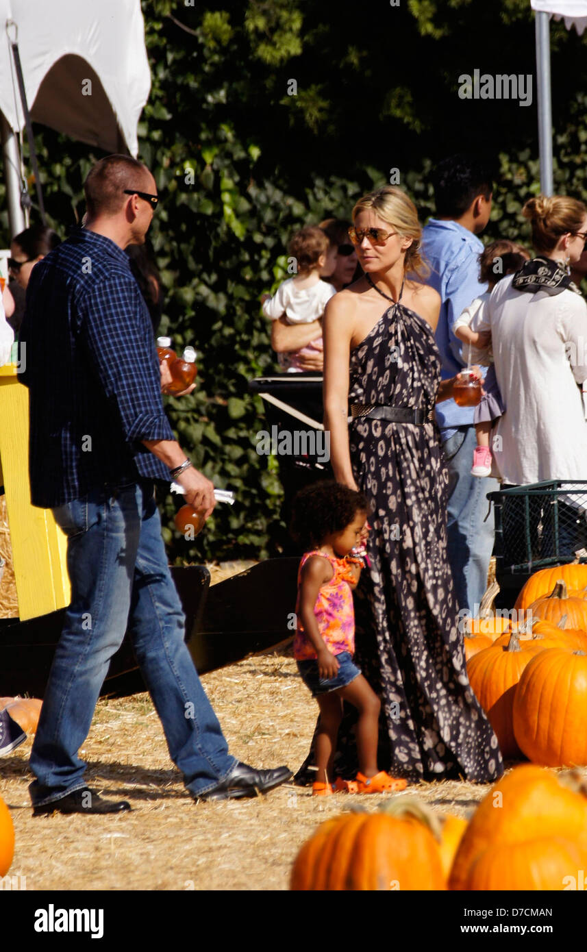 Heidi Klum and her daughter Lou Sulola Samuel spend an afternoon at Mr